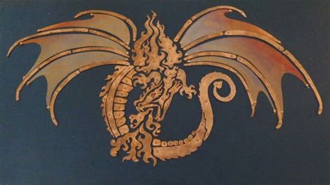 Copper Dragon By Carolyne Mason Copper Dragon Metal Jewelry Mason