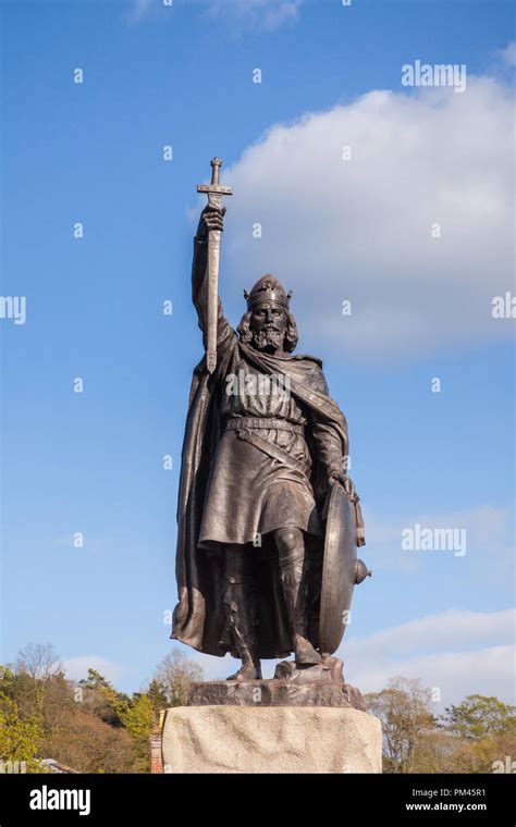 King Alfred The Great Statue In Winchester Anglo Saxon Capital Of