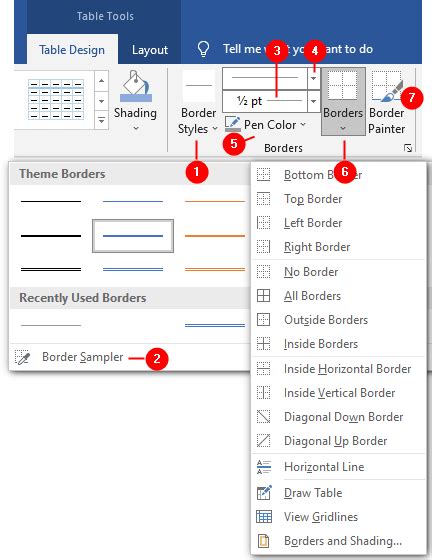 Table Borders And Shading In Microsoft Word Fast Tutorials