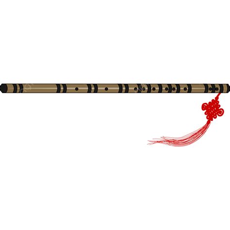 Flute Cartoon Vector Hd Images Vector Cartoon Bamboo Flute Material