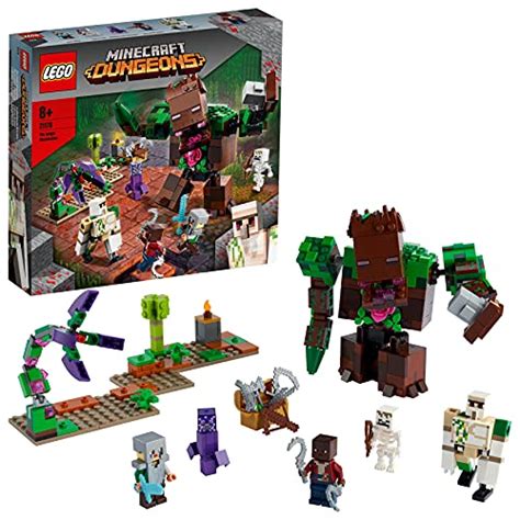 Set Lego Minecraft Enfrenta La Abominación De La Selva