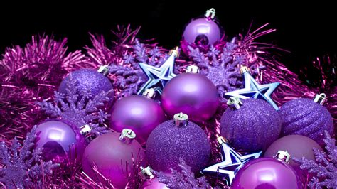 Purple Snowflake Star Christmas Ornaments Hd Snowflake Wallpapers Hd