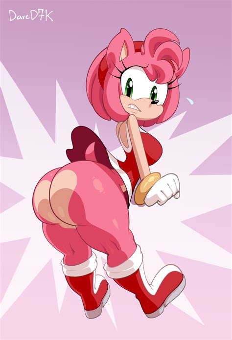 Rule 34 1girls Amy Rose Anthro Anthro Only Ass Big Ass Big Breasts