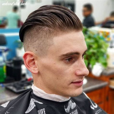 Today, slicked back hair is loved by both classy guys who like its retro vibe and contemporary men who want a refined hairstyle. 10 Undercut Slick Back - Undercut Hairstyle