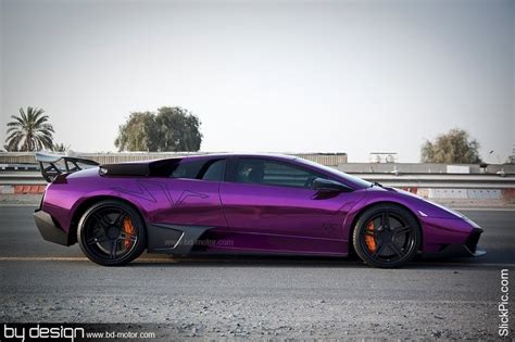 Matte Purple Lamborghini Lp 670 4 Sv Becomes Chrome Purple Gtspirit