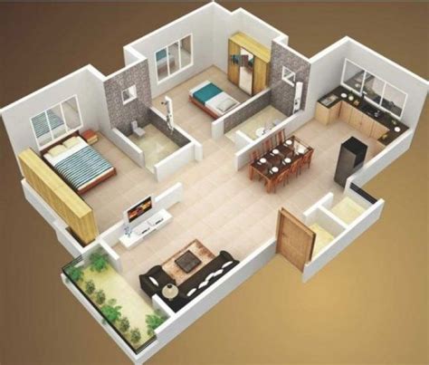 2 Story 4 Bedroom House Floor Plans 3d Architecture Home