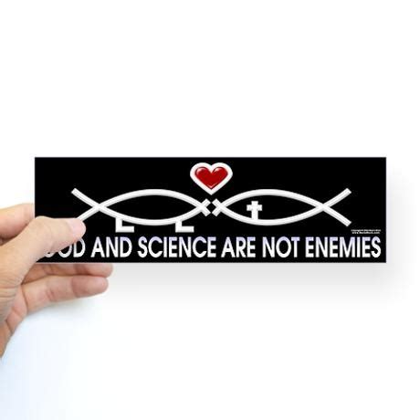 Godsciencesticker BLEEDGod And Science Bumper Bumper Sticker God And Science Are Not Enemies