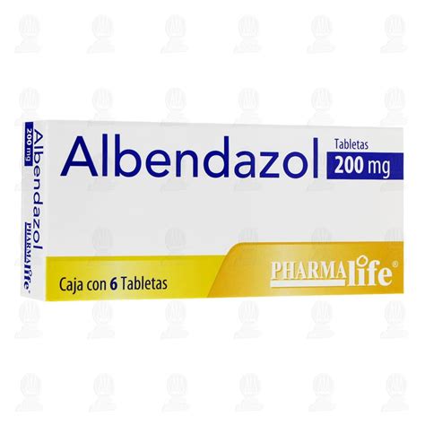 Albendazol 200mg 6 Tabletas Pharmalife