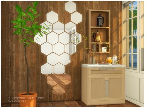 Severinkas Wall Mirror Honeycombs