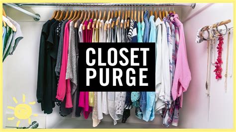 Organize 1 Day Closet Purge Youtube