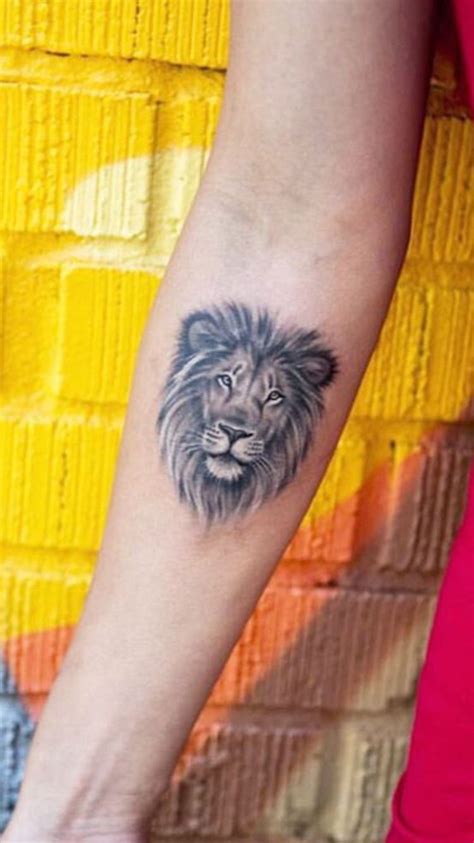 Lion Tattoo Smaller And Different Placement Though Small Lion Tattoo