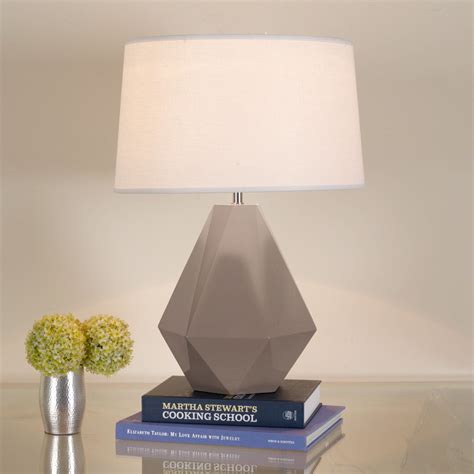 Sizzling Colors Geometric Ceramic Table Lamp Geometric Table Lamp