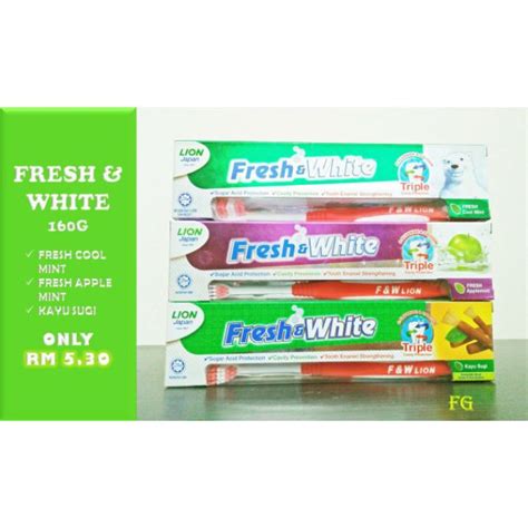 Freshandwhite Toothpaste 160g Shopee Malaysia