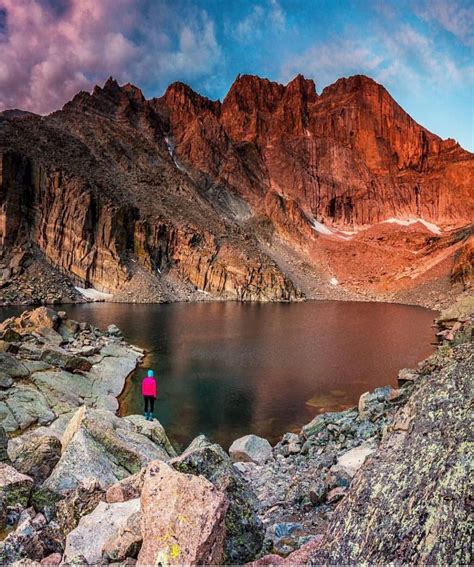 Chasm Lake Colorado ️ ️ ️ Pic By Christinhealey Bestplacestogo