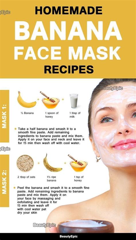 Best Homemade Banana Face Mask To Get Beautiful Skin Homemade Banana