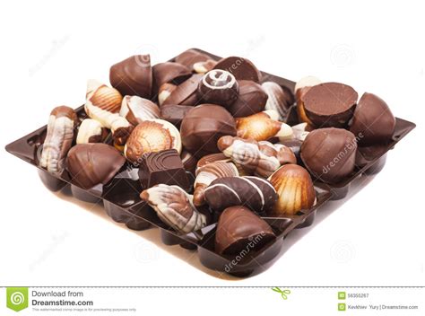 an assortment chocolates stock image image of truffle 56355267