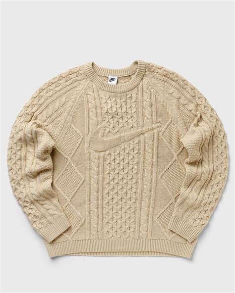 Nike Cable Knit Sweater Brown Bstn Store