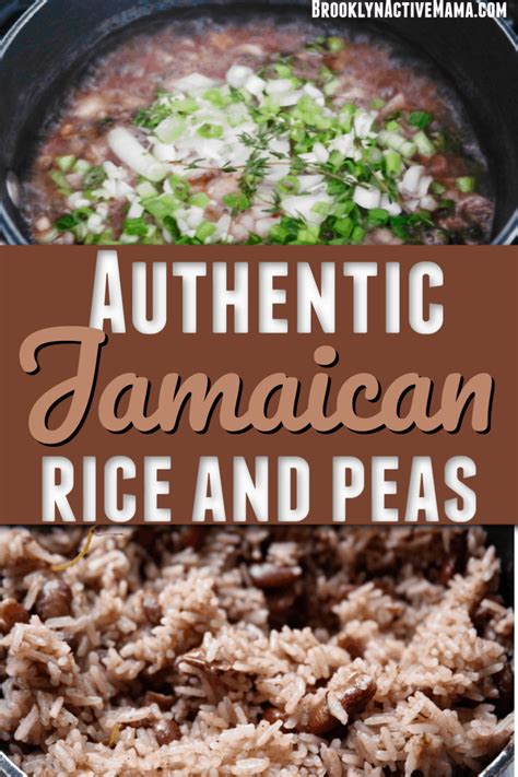 Delicious Authentic Jamaican Rice And Peas Recipe Made With Coconut
