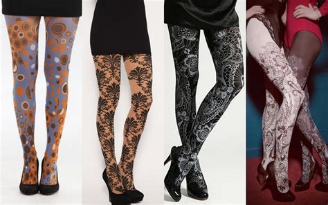 print tights fashion eye