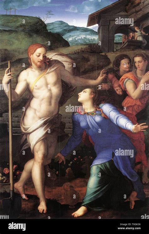 Agnolo Bronzino Di Cosimo Alias Noli Me Tangere 1561 Stockfotografie