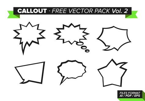 Callout Free Vector Pack Vol 2 100350 Vector Art At Vecteezy