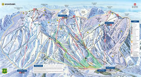 Snowbasin Ski Resort Guide Location Map And Snowbasin Ski Holiday