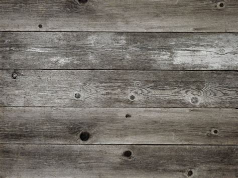 Rustic Warm Grey Weathered Barn Wood Board Background Stock Photo