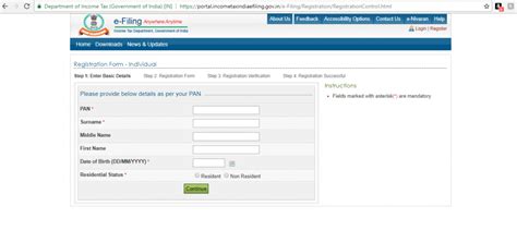 Login And E File On Income Tax Efiling Website