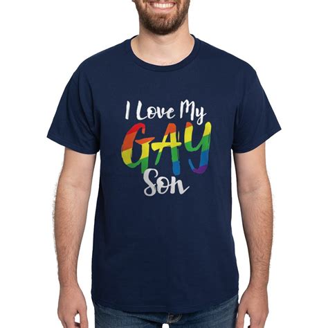 cafepress i love my gay son dark t shirt 100 cotton t shirt 1779864256 ebay
