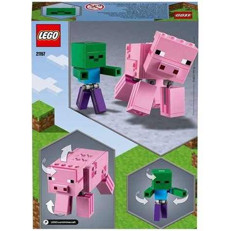 Lego 21157 Minecraft Bigfig Pig With Baby Zombie On Onbuy