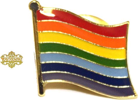 Rainbow Gay Pride Flag Enamel Lapel Pin Badge Novelty Gift Collectable From Souvenirz Uk