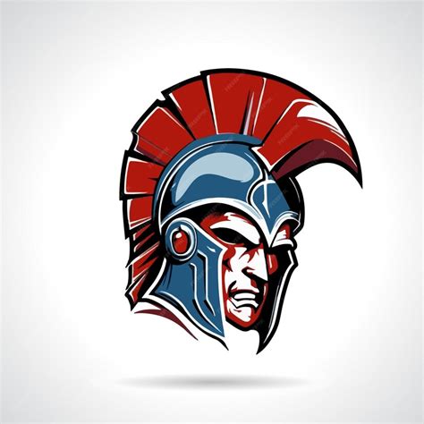 Premium Vector Spartan Mascot Logo Design Spartan Vector