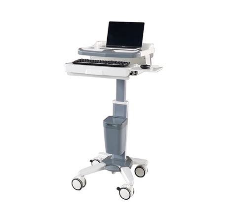 Mk Pc01 Mobile Medical Laptop Cart On Wheels For Hospital