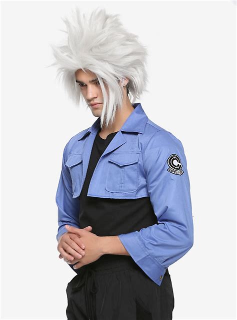 Men?s dbz capsule corp trunks leather jacket purple blue feel like future trunks in this dragon ball z leather jacket, available in both three quarters or full length. Dragon Ball Z Future Trunks Jacket Costume