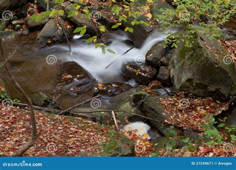 Beautiful Waterfall In Autumn Stock Image Image Of Great Flow 27249671