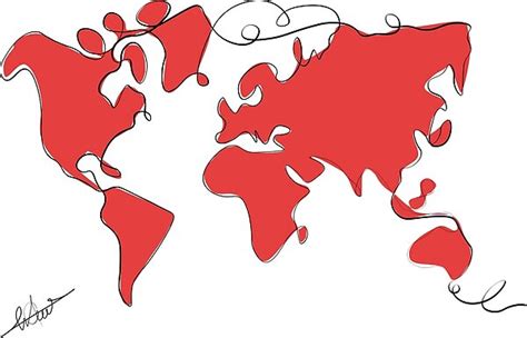 World Map Redbubble Map World Map Redbubble