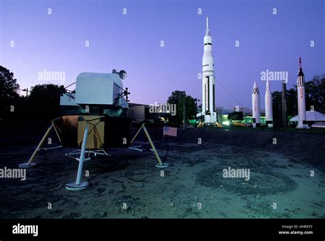 Huntsville Alabama Space Camp Rocket Display At Us Space And Rocket