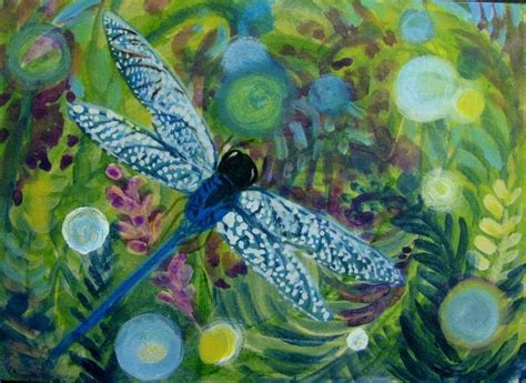 Year Of The Dragonfly Dragonfly Painting Painting Dragonfly Meaning