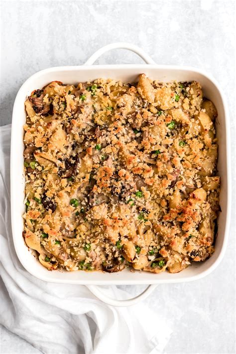 It was an absolute hit . Healthy Tuna Noodle Casserole (from scratch!) | Ambitious ...