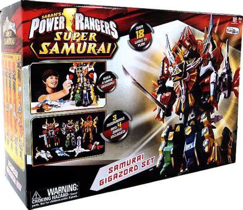 Power Rangers Super Samurai Gigazord Megazord Gift Set Clawzord 7 Zords