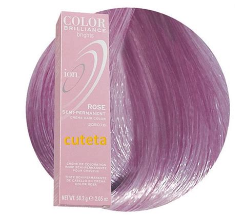 Ion Permanent Hair Color Chart Intense Violet
