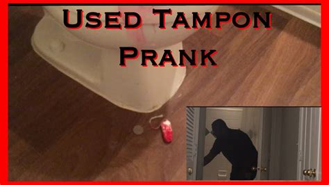 Used Tampon Prank On Husband I Got Shot Youtube