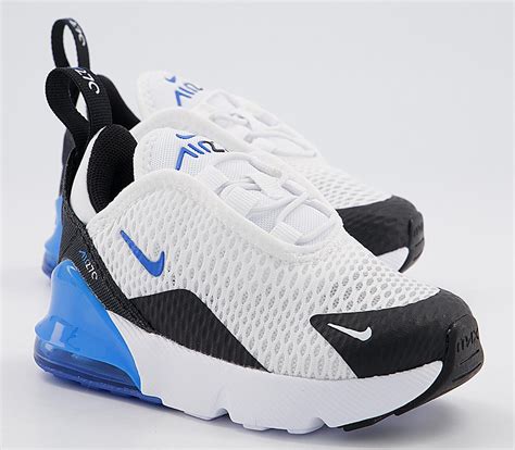 Nike Air Max 270 Toddler Trainers White Blue Black Unisex