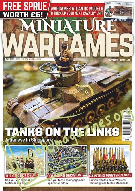 Miniature Wargames May 2023 Download Digital Copy Magazines And