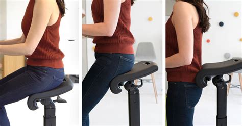 Stand up desk store ergonomic adjustable standing desk chair. ErgoImpact adds feature to sit-stand-lean chair for ...