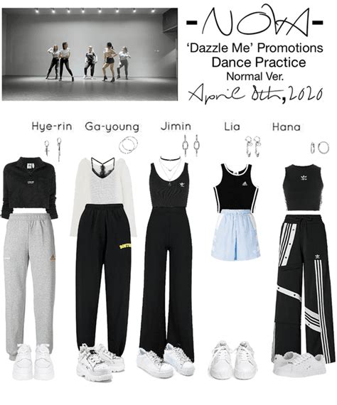 Nova ‘dazzle Me’ Dance Practice Normal Ver Outfit Shoplook In 2023 Practice Outfits