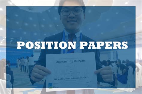 The goal of a position paper is to convince the audience each position paper must respond to the following questions: Free Position Paper Course Live! | All-American Model United Nations Programs and Resources