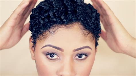 Apply the gel, brush the hair at the top with a comb with frequent. Defined Curls TWA Pixie Hairstyle on Natural Hair - YouTube