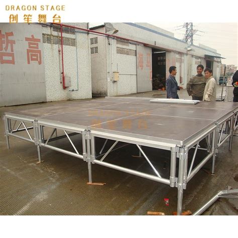 Aluminium Portable Stage Moving Stage Collapsible Stage With Adjustable