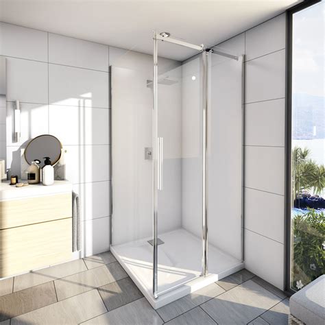They make your bathroom look bigger and better. Decina Malanda Sliding Door Shower Screen 1200 x 900mm ...
